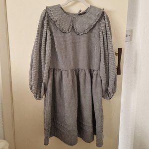 George Womens Black and White Dress